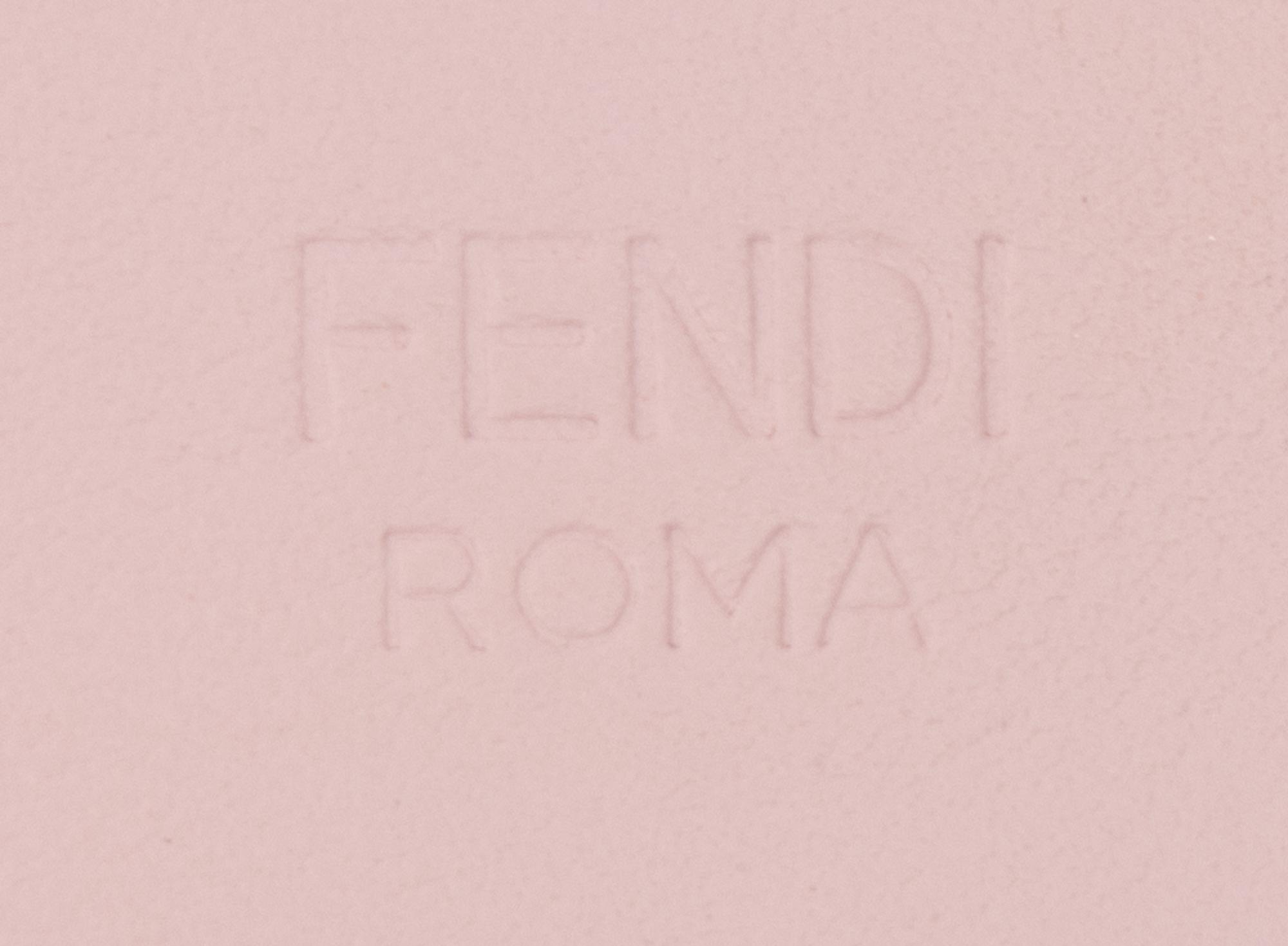 Fendi, Leather Triplette Clutch