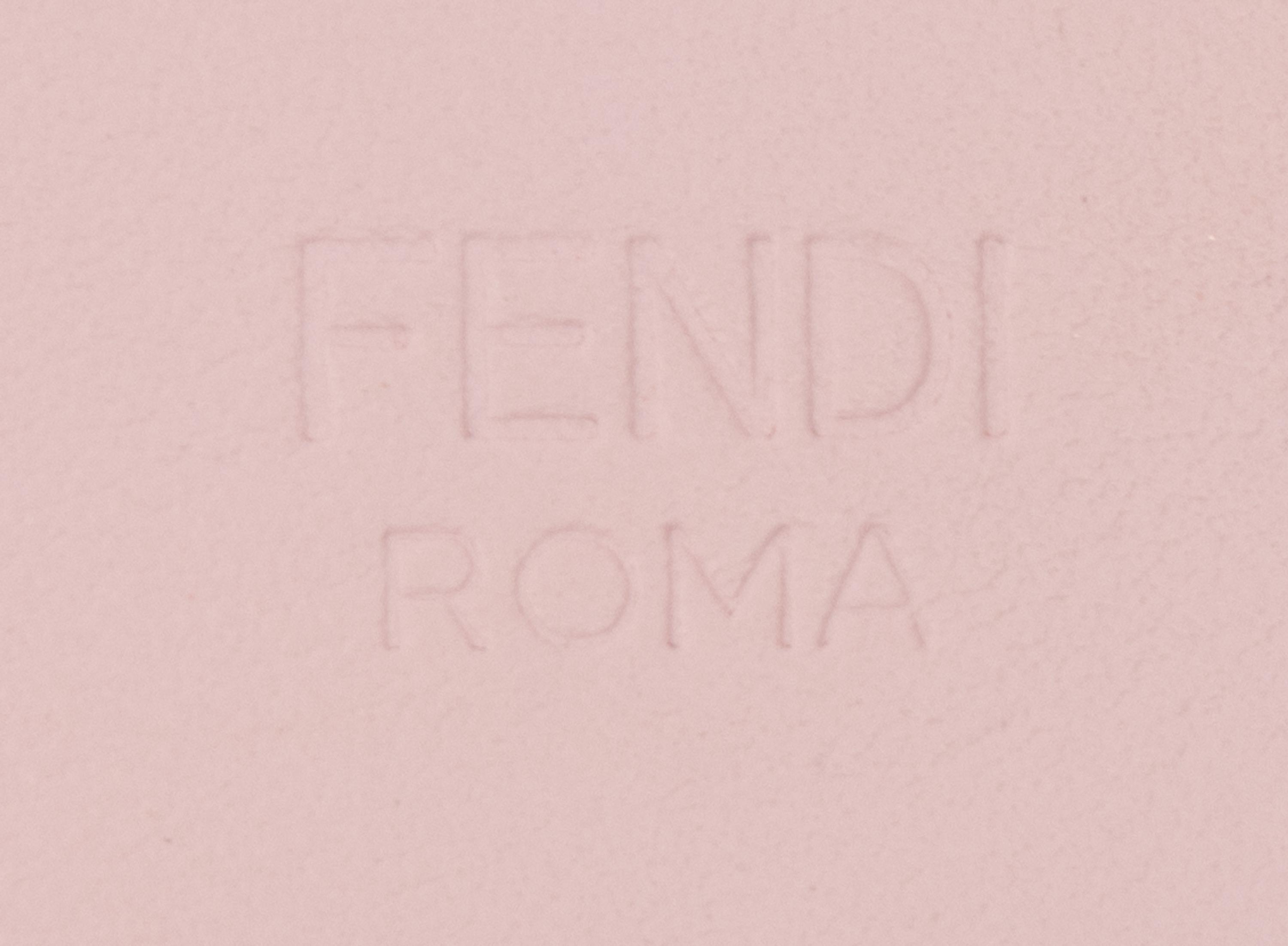 Fendi, Leather Triplette Clutch