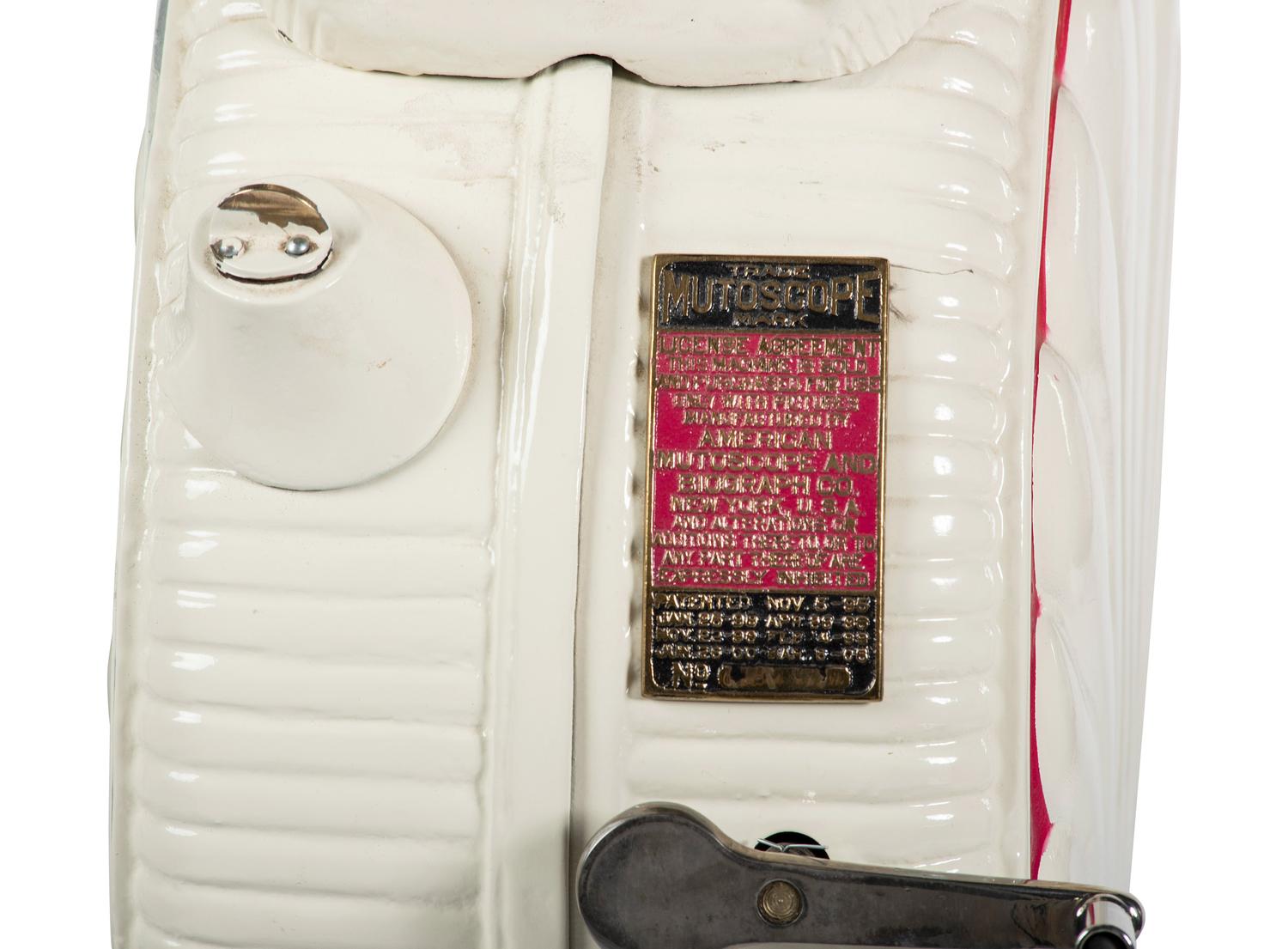 A 1 Cent International Mutoscope Clam Shell Arcade Viewer