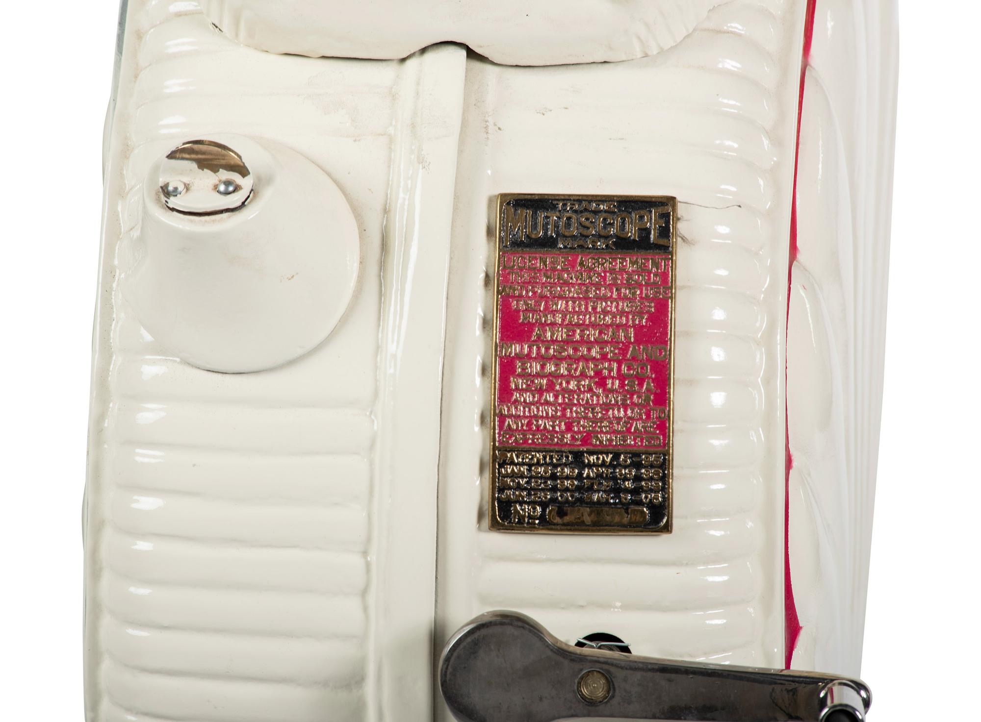 A 1 Cent International Mutoscope Clam Shell Arcade Viewer