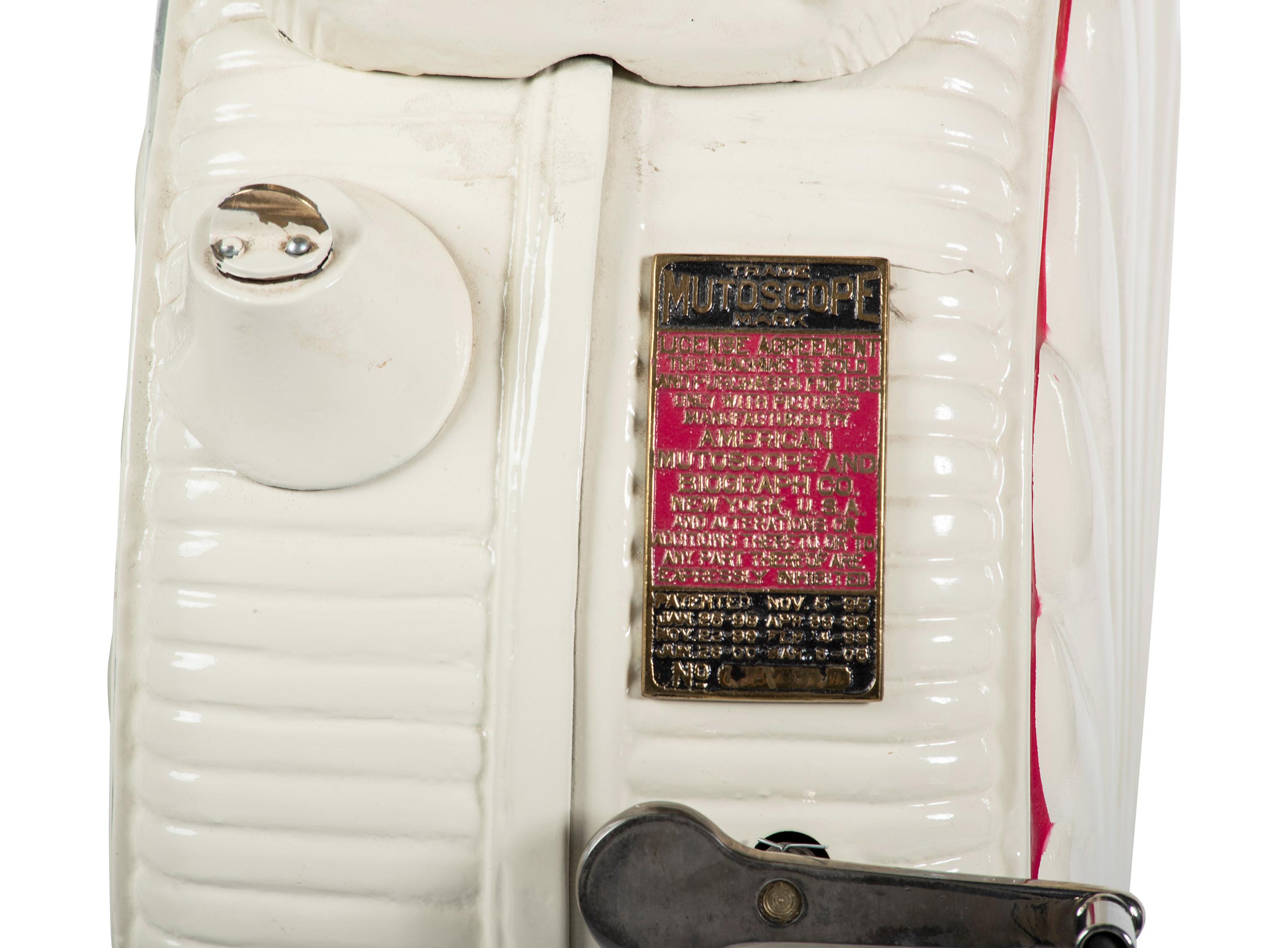 A 1 Cent International Mutoscope Clam Shell Arcade Viewer