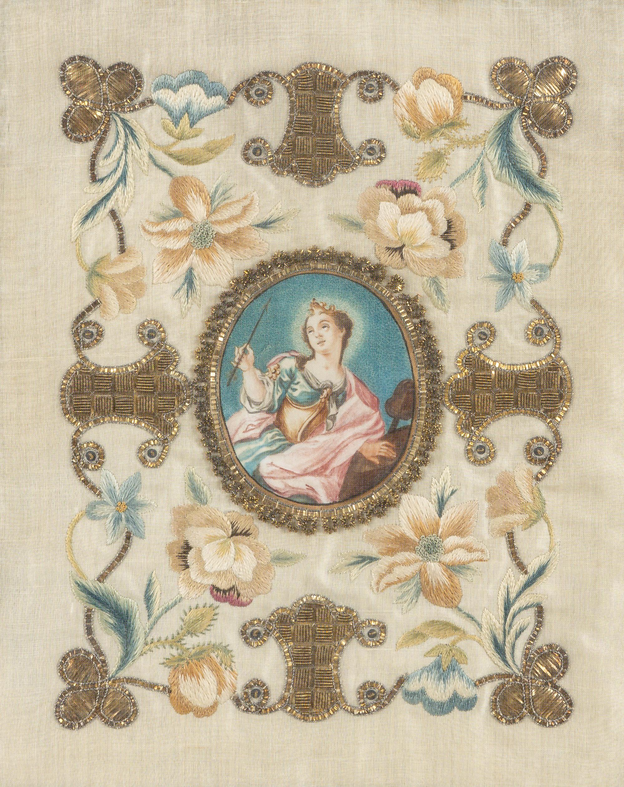 A Group of Four Religious Embroideries