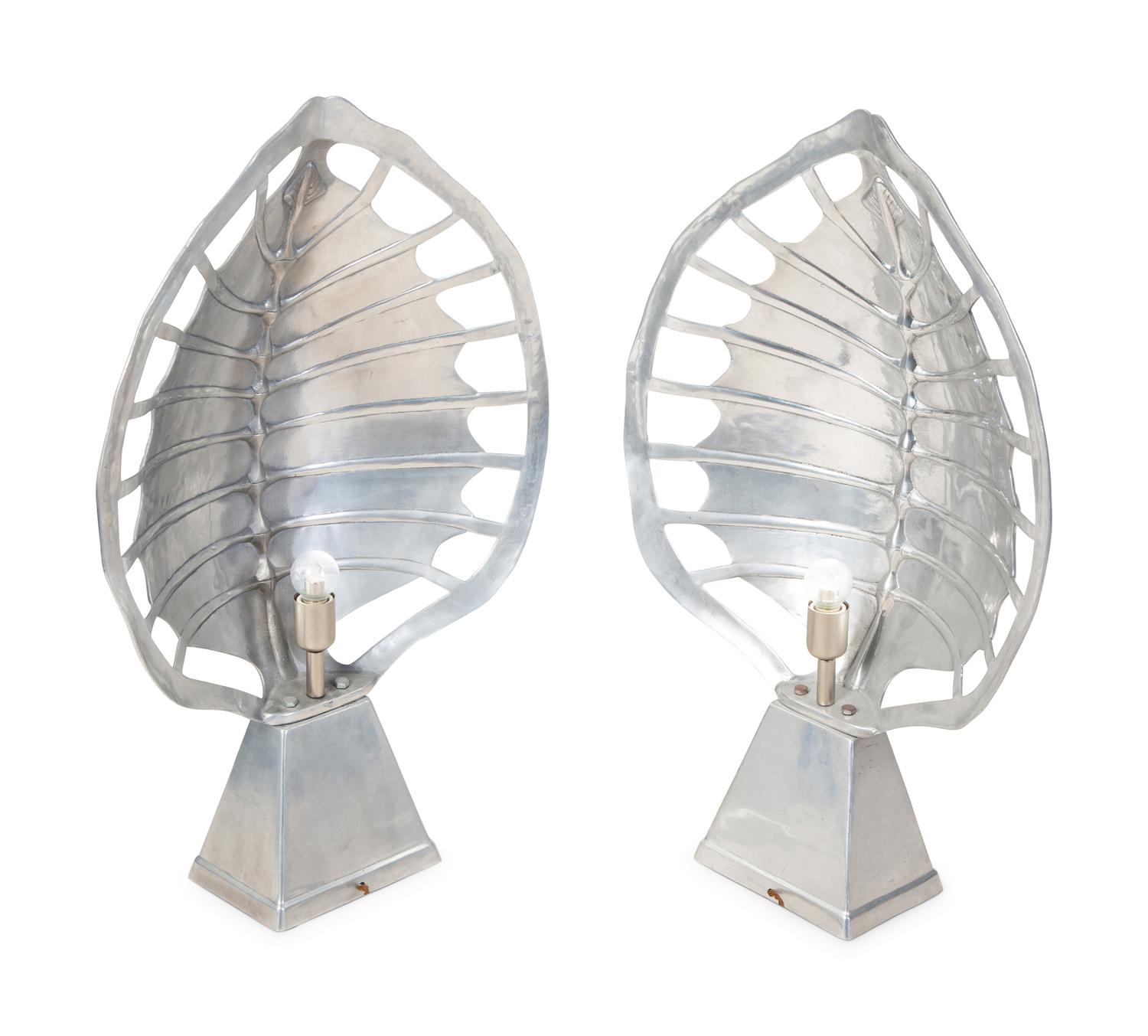 Pair of Arthur Court Tortoise Table Lamps — AMERICAN, CIRCA 1975