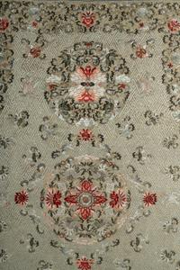A Large Chinese Embroidered Silk Panel