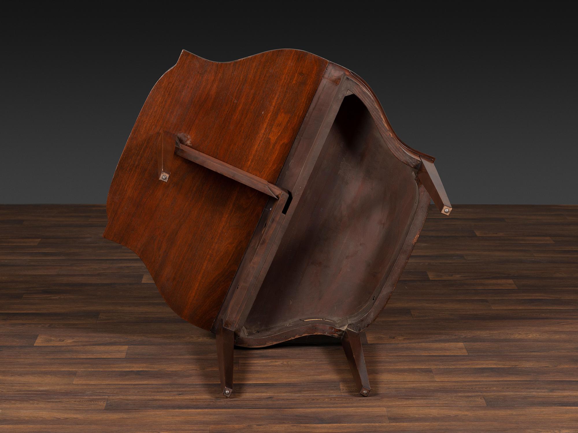 A Federal Figured and Inlaid Mahogany Games Table