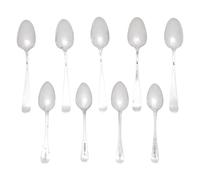 A Group of Eighteen English and Irish Silver Teaspoons