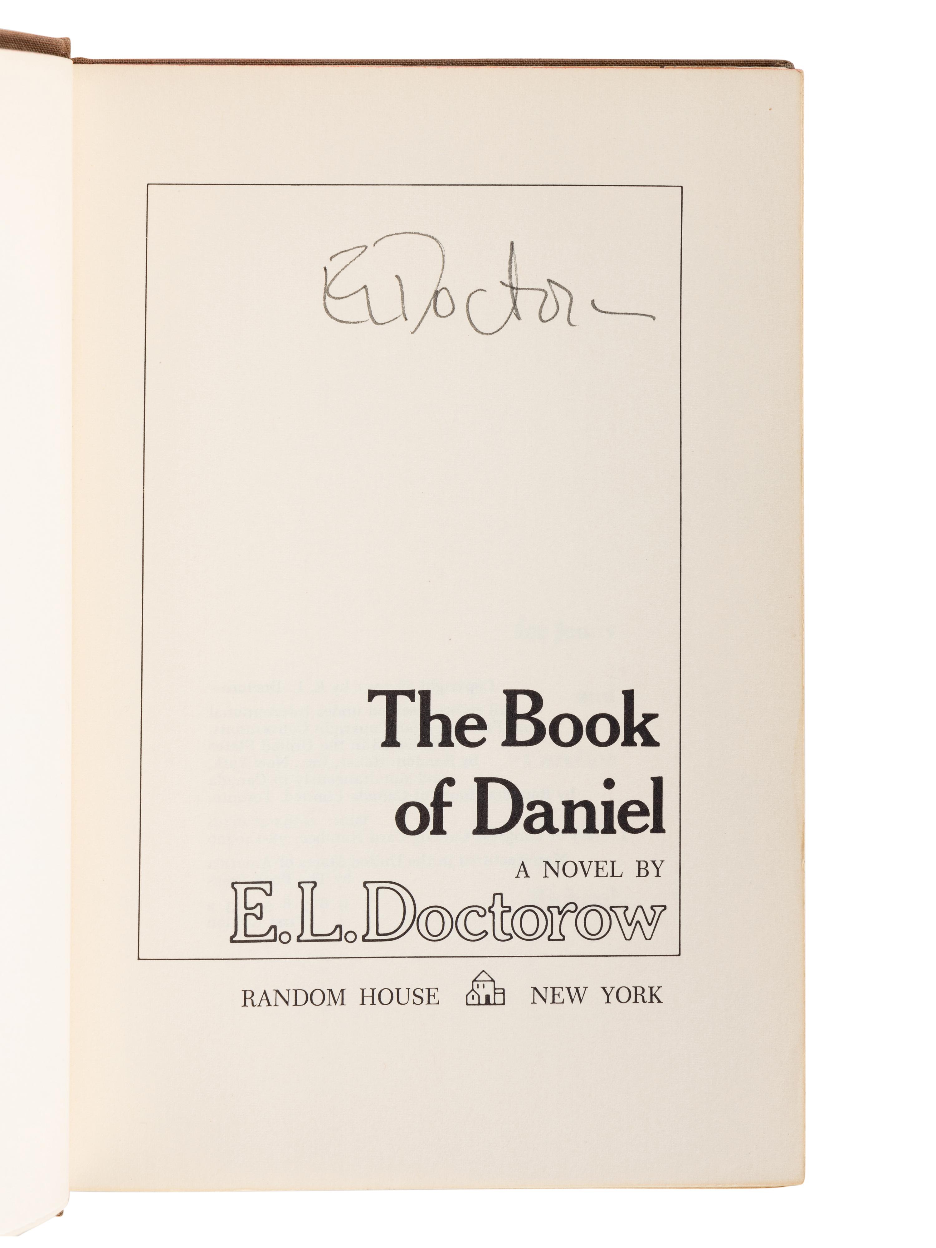 DOCTOROW, Edgar Lawrence (1931-2015). A group of 5 works by Doctorow, MOST FIRST EDITIONS, MOST SIGNED, comprising: