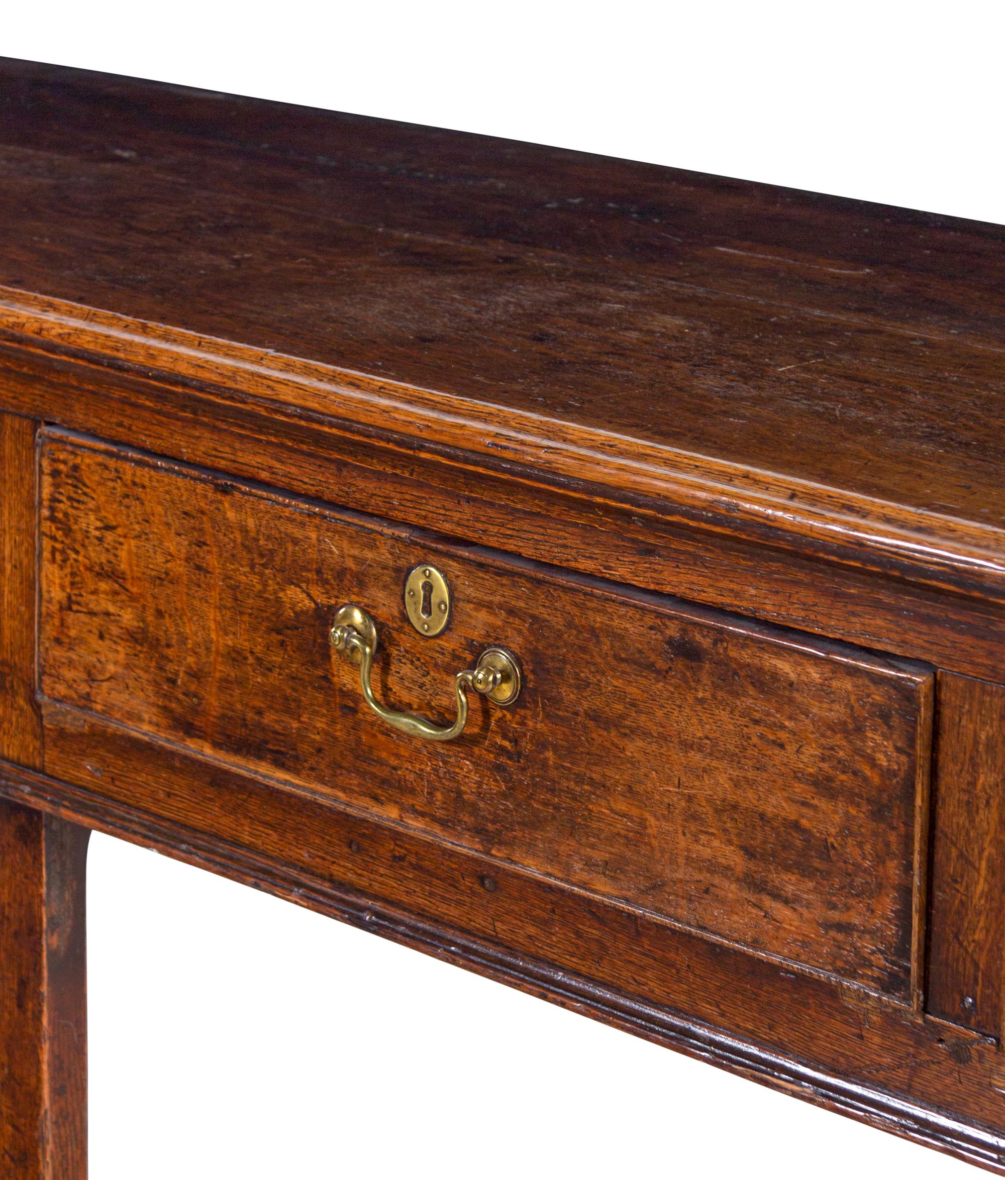 A George III Oak Sideboard