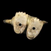 A Chancay Bichrome Cuchimilco Figure