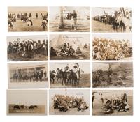 [NATIVE AMERICANS]. A group of 39 RPPCs of Native American subjects, incl. Geronimo.