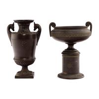 Two Grand Tour Style Terracotta Urns