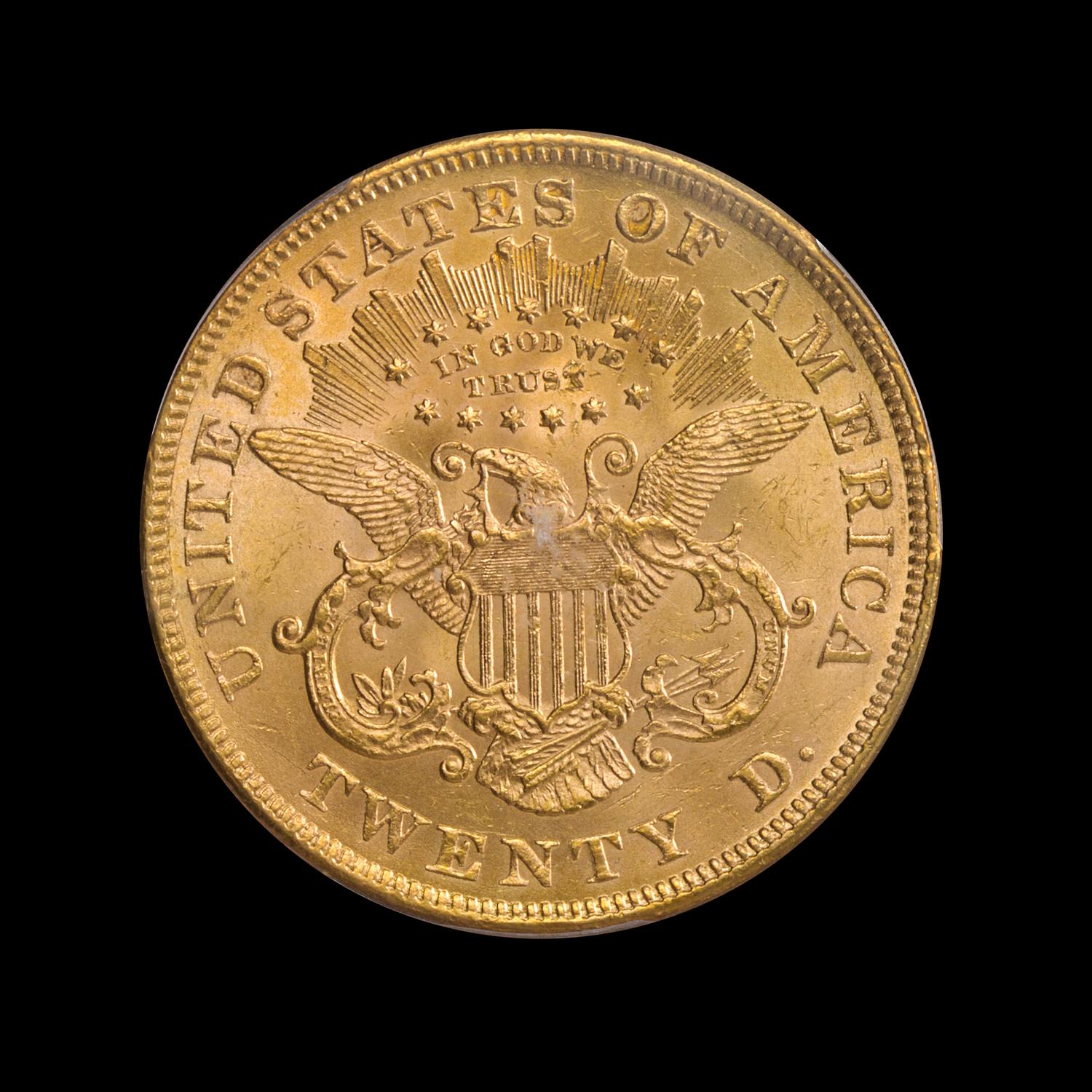 A United States 1873 Liberty Head: Open 3 $20 Gold Coin
