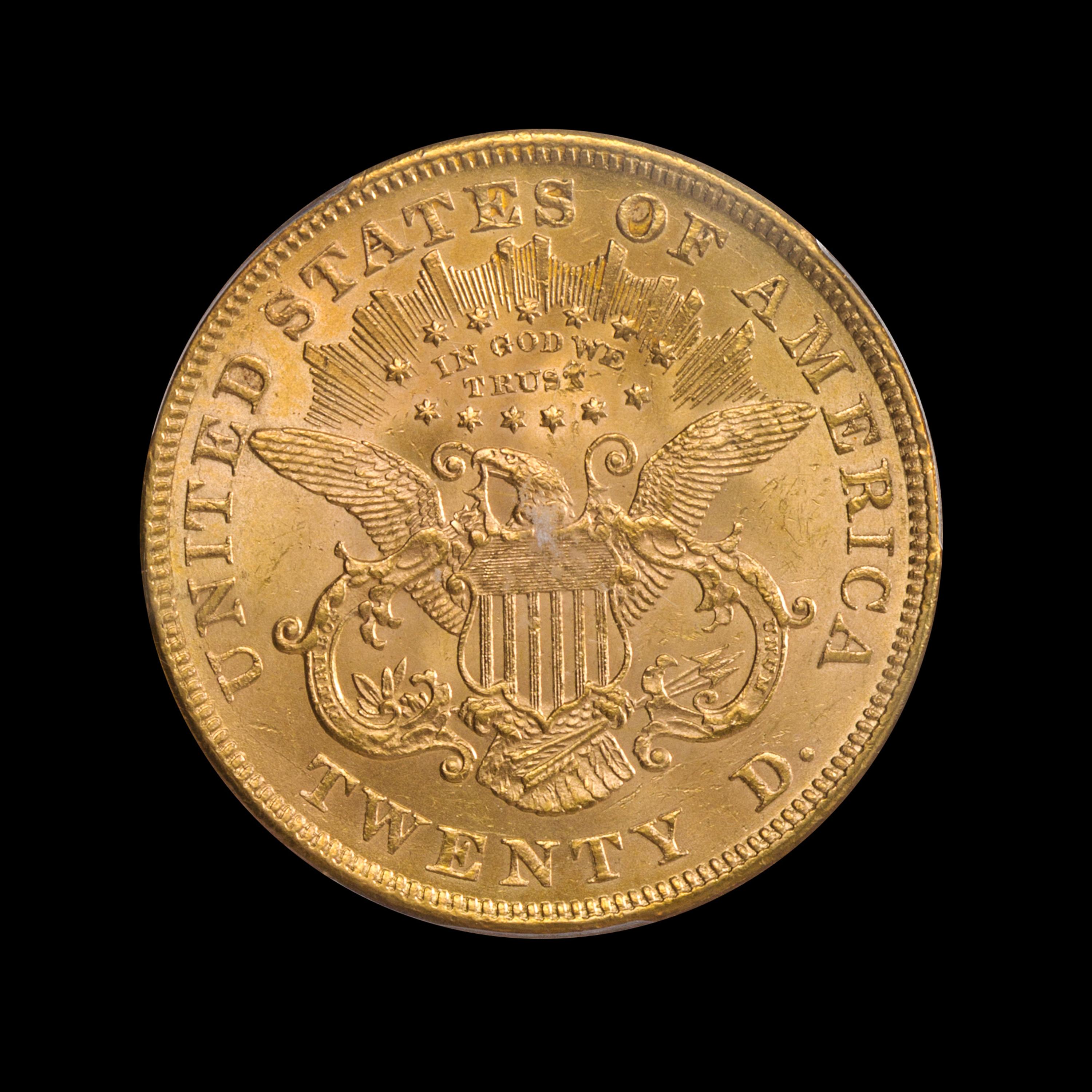 A United States 1873 Liberty Head: Open 3 $20 Gold Coin
