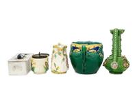 A Group of European Majolica Table Articles