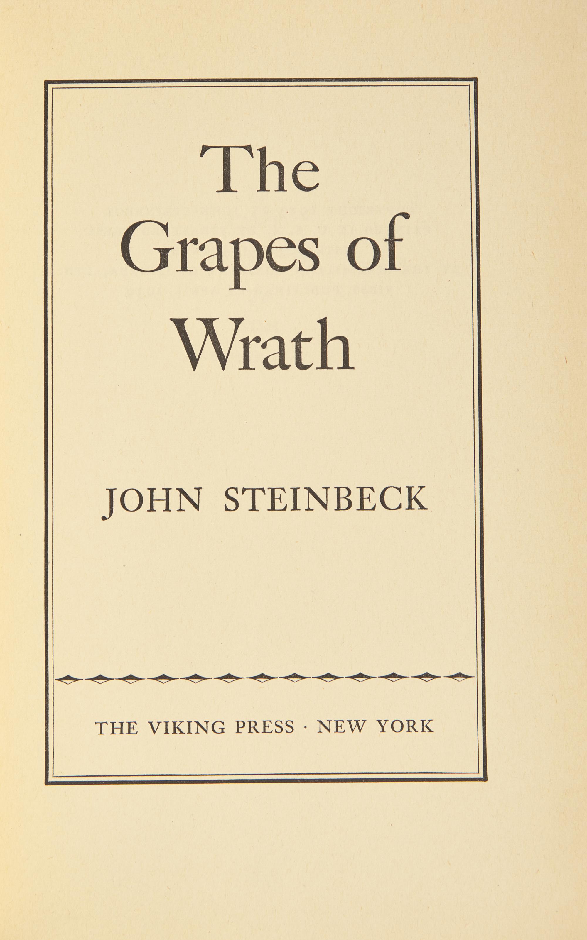 [Literature] Steinbeck, John. The Grapes of Wrath