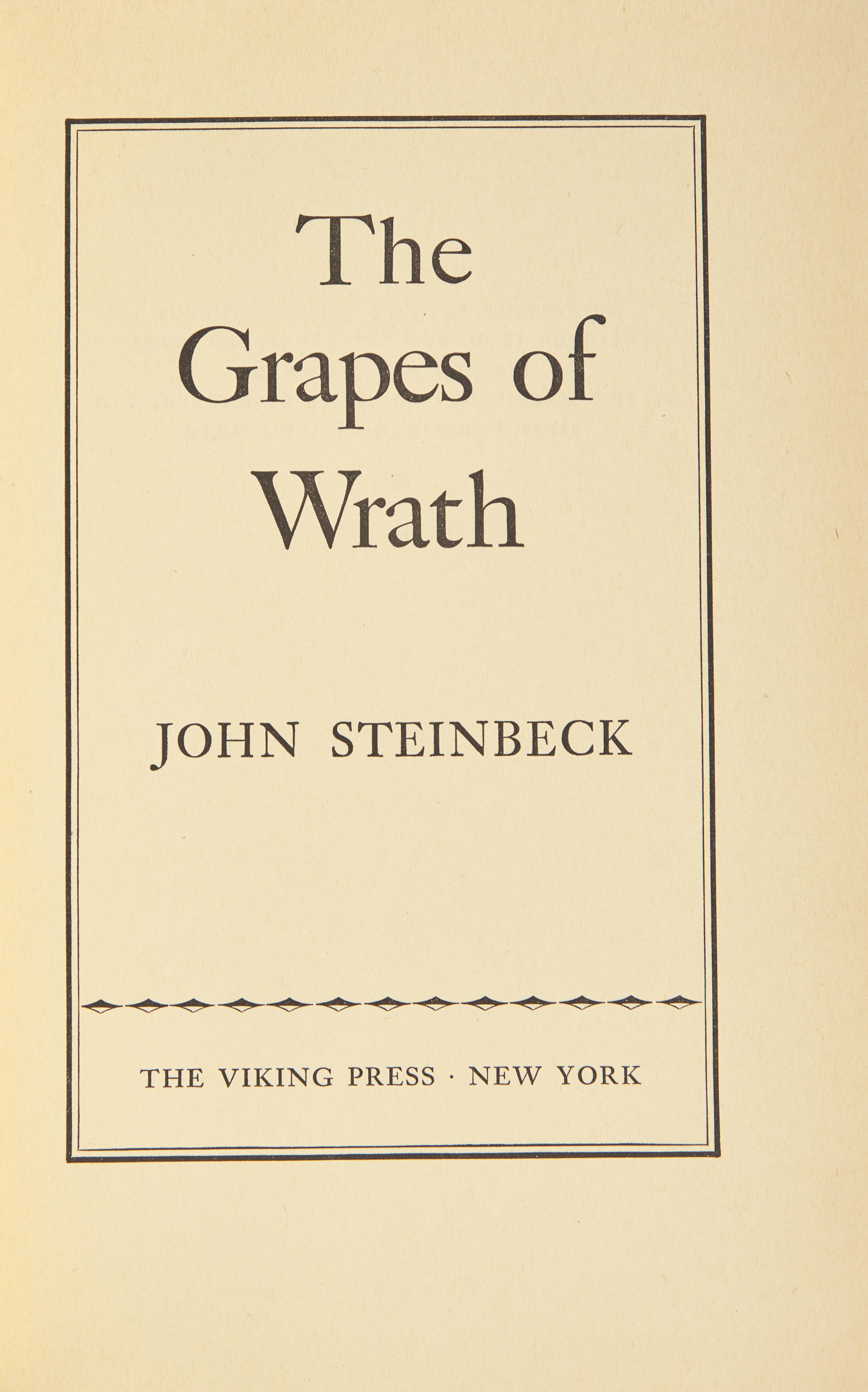 [Literature] Steinbeck, John. The Grapes of Wrath