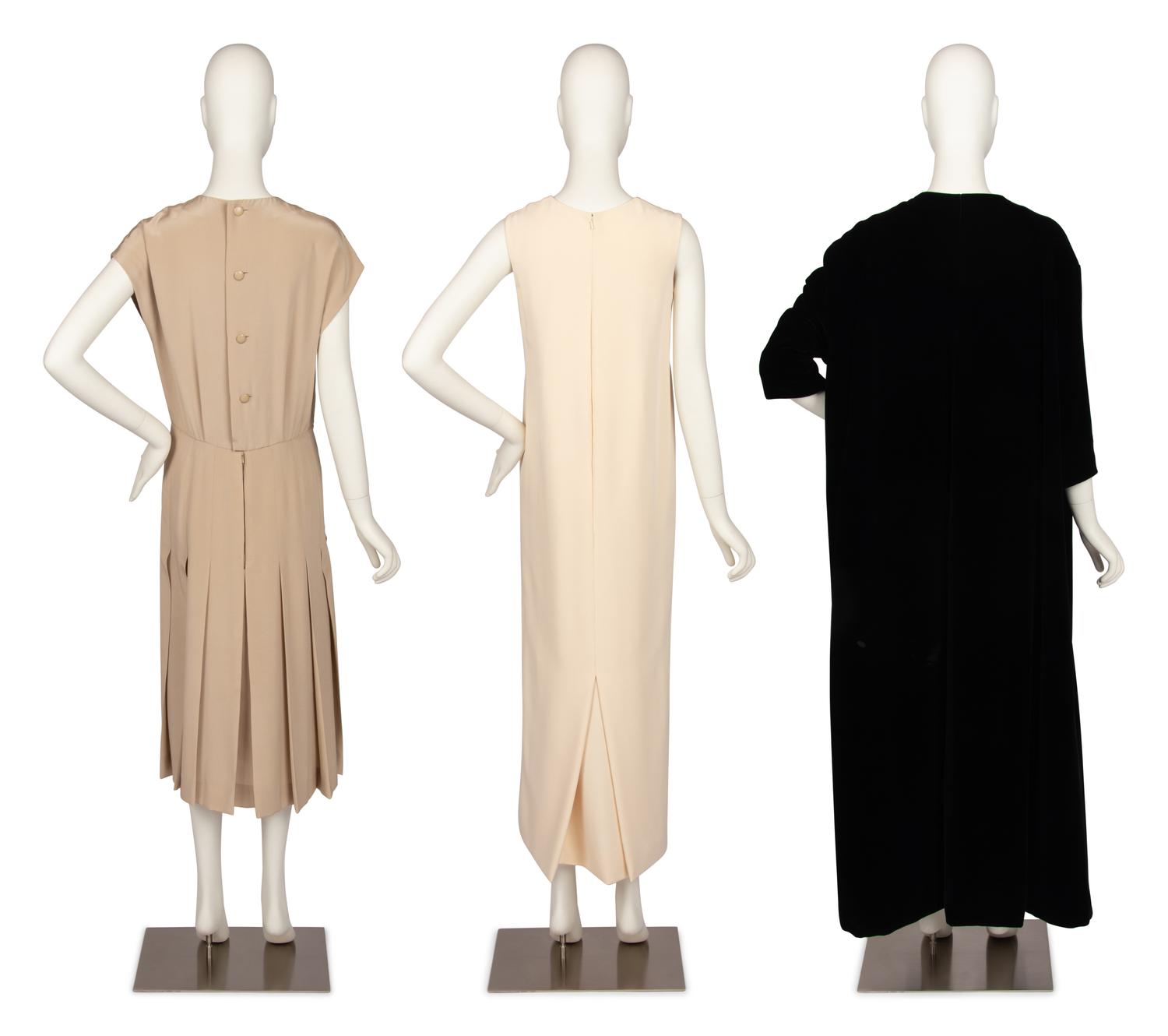 Two Christian Dior Haute Couture Items and Unlabeled Coat 1989 - 2012