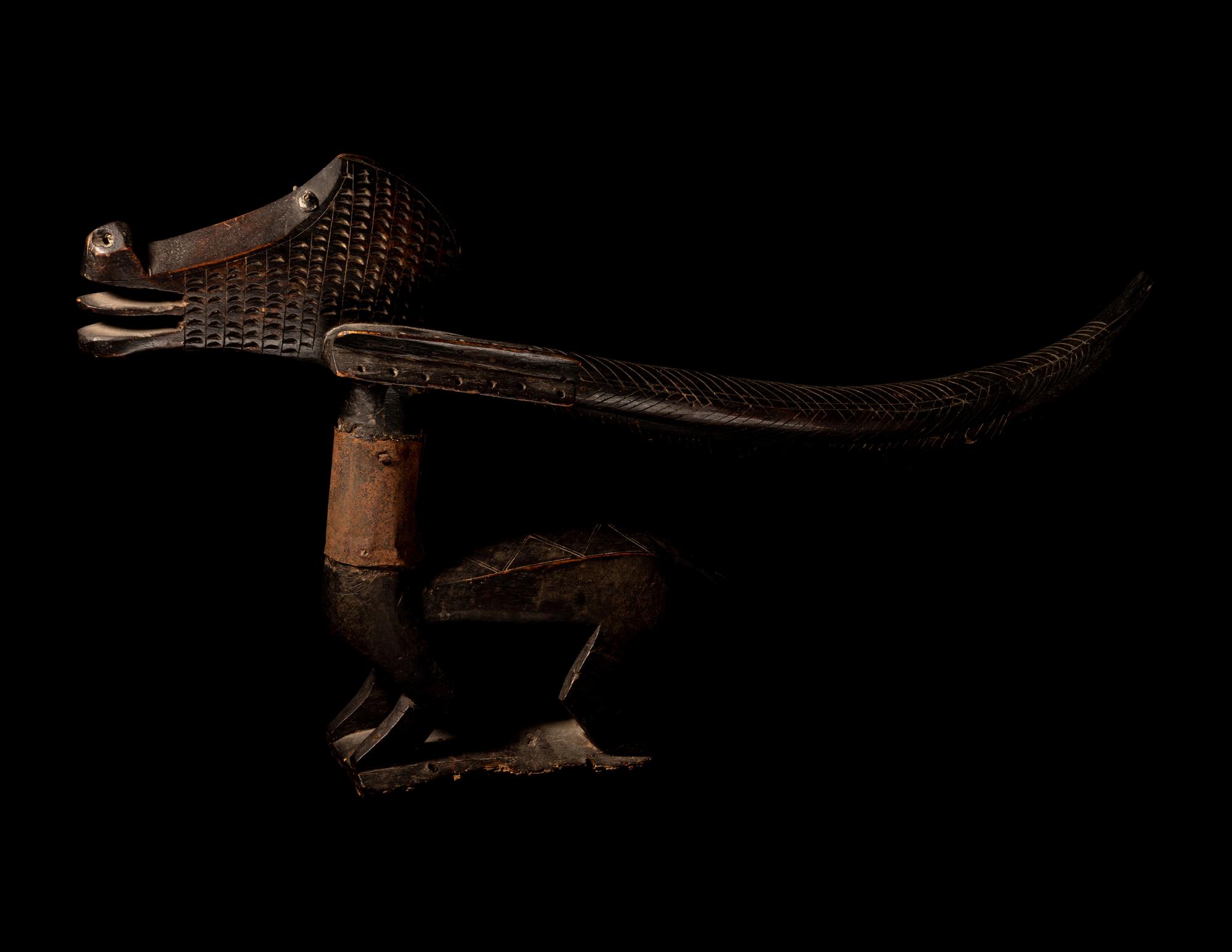 A Bamana Wood Antelope (Chiwara)