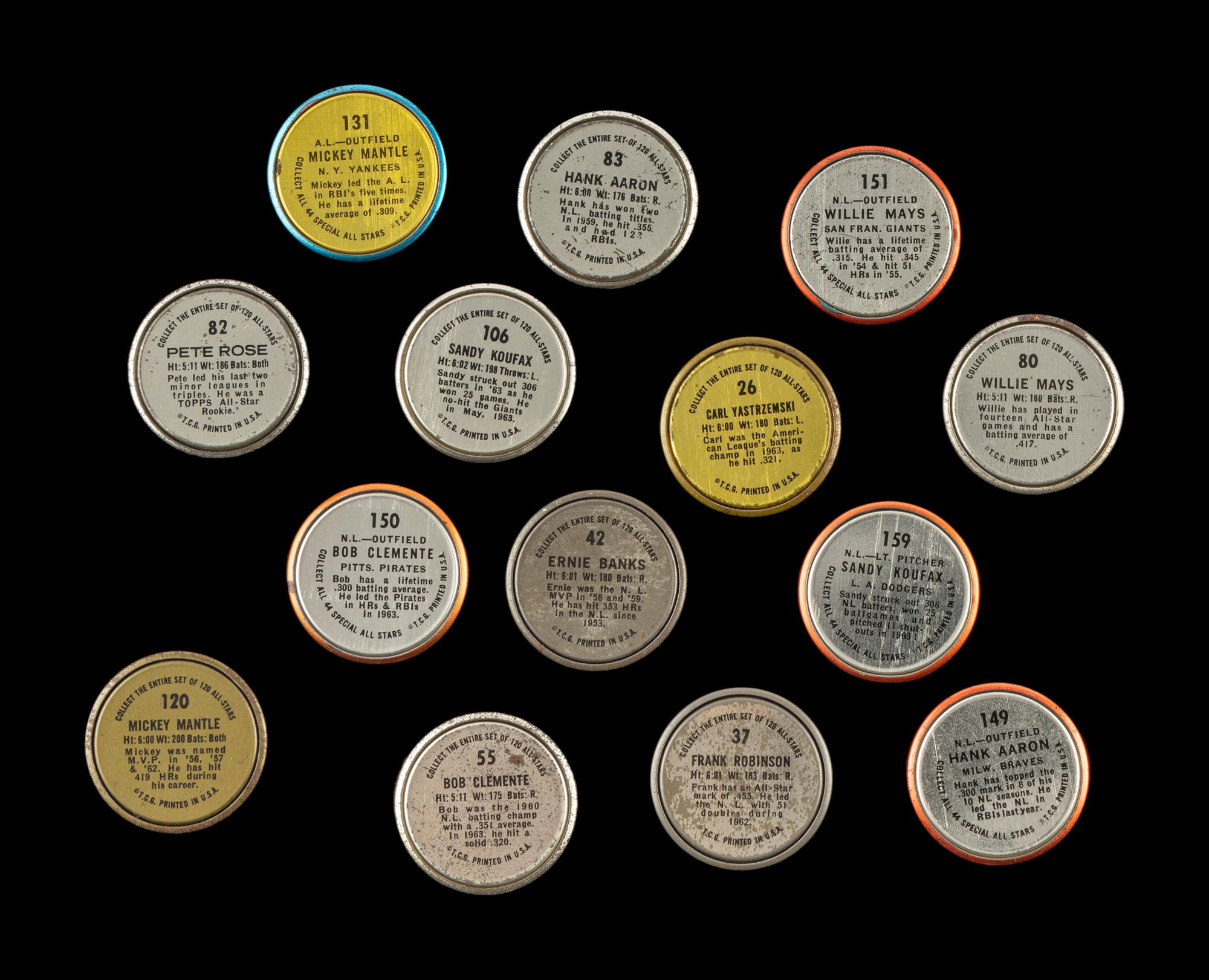 A Complete Set of 1964 Topps Baseball Coins,