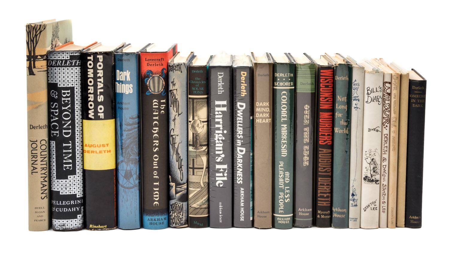DERLETH, AUGUST. 4 collaborations between Derleth and DWIG (Clare Victor Dwiggins), each signed.