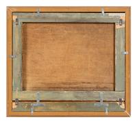 Ten French Painted Canvas Panels of Various Ports of France