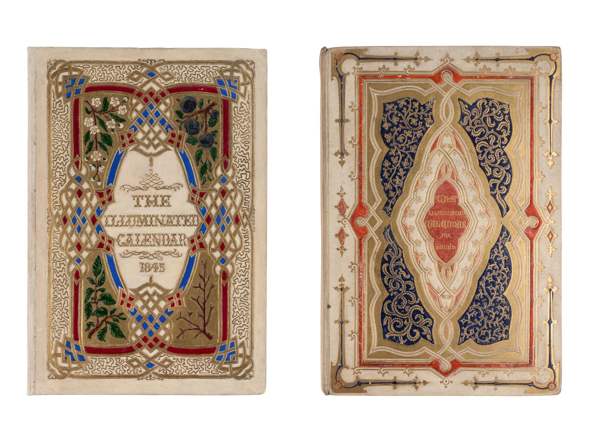 [BINDINGS - VICTORIAN]. HUMPHREYS, Henry Noel (1810-1879). The Illuminated Calendar. London: Longman & Co., 1845, 1846.