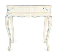 A Pair of French Provincial Style White Painted Vitrine Tables