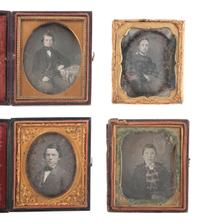 [EARLY PHOTOGRAPHY]. 28 sixth plate daguerreotypes featuring adolescents and teenagers.