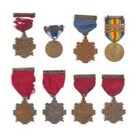 [Militaria] Group of 8 medals identified to 7th N.Y. National Guard members, including some by Tiffany & Co.
