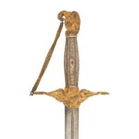 Ames Silver Gripped Gilt Eagle Pommel Presentation Sword to James Huston of the 69th NYSM - KIA at Gettysburg with the 82nd NY Infantry