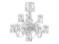 A Waterford Crystal Nine-Light Chandelier