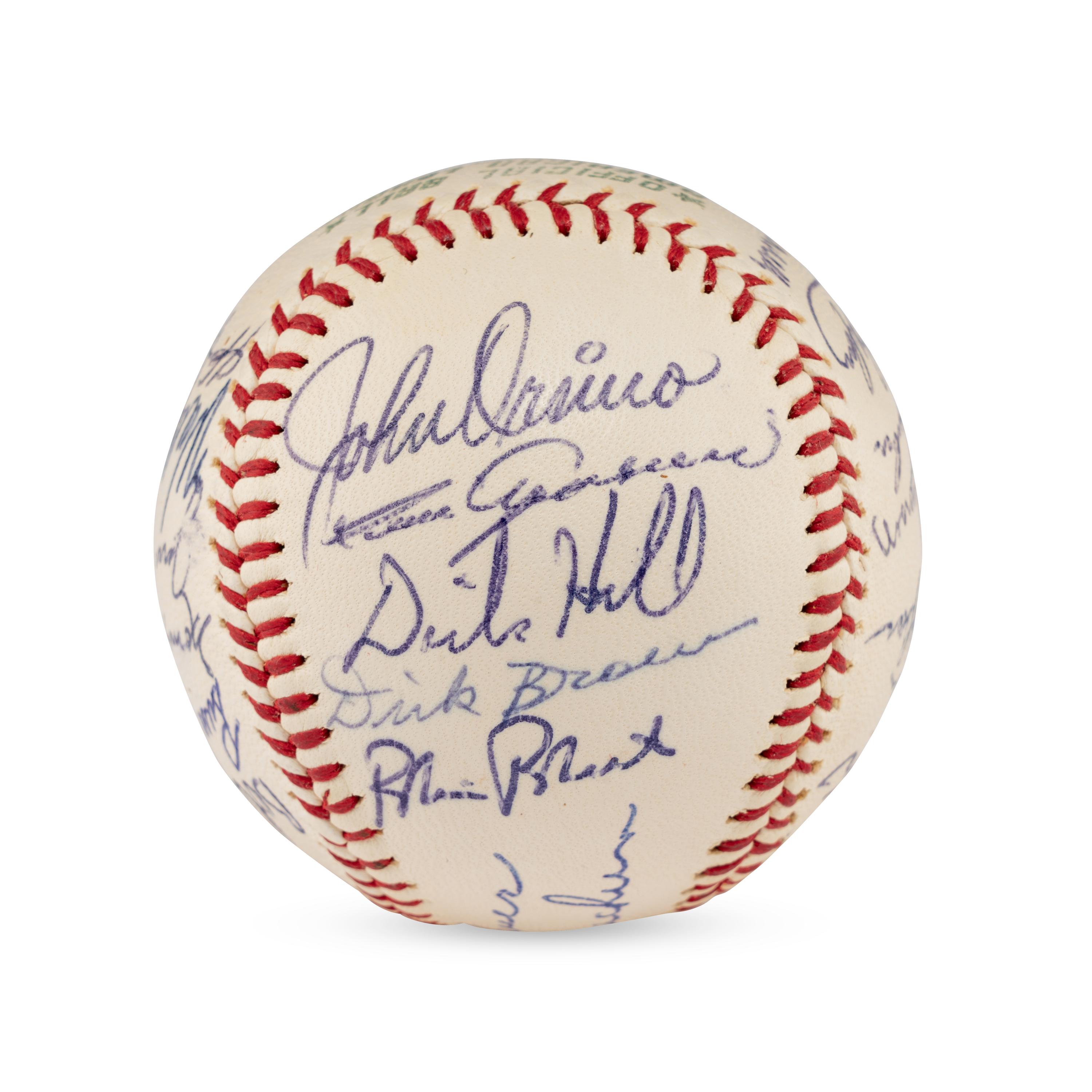 A 1965 Baltimore Orioles Team Signed Autograph Baseball