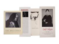 [BROADSIDES & POSTERS]. Group of 7 broadsides and posters illustrated by Moser announcing publication or literary events relating to some of his iconic works, 1982-2008. Comprising: