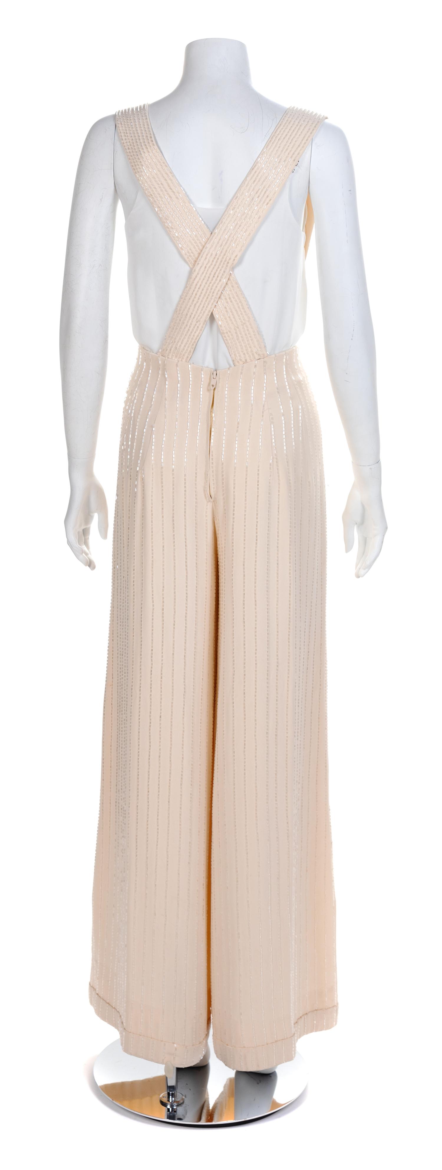 Three Pairs of Beaded Pants, 1980-2000s No size labels