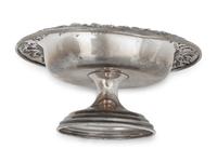 An S. Kirk & Son Silver Repoussé Compote