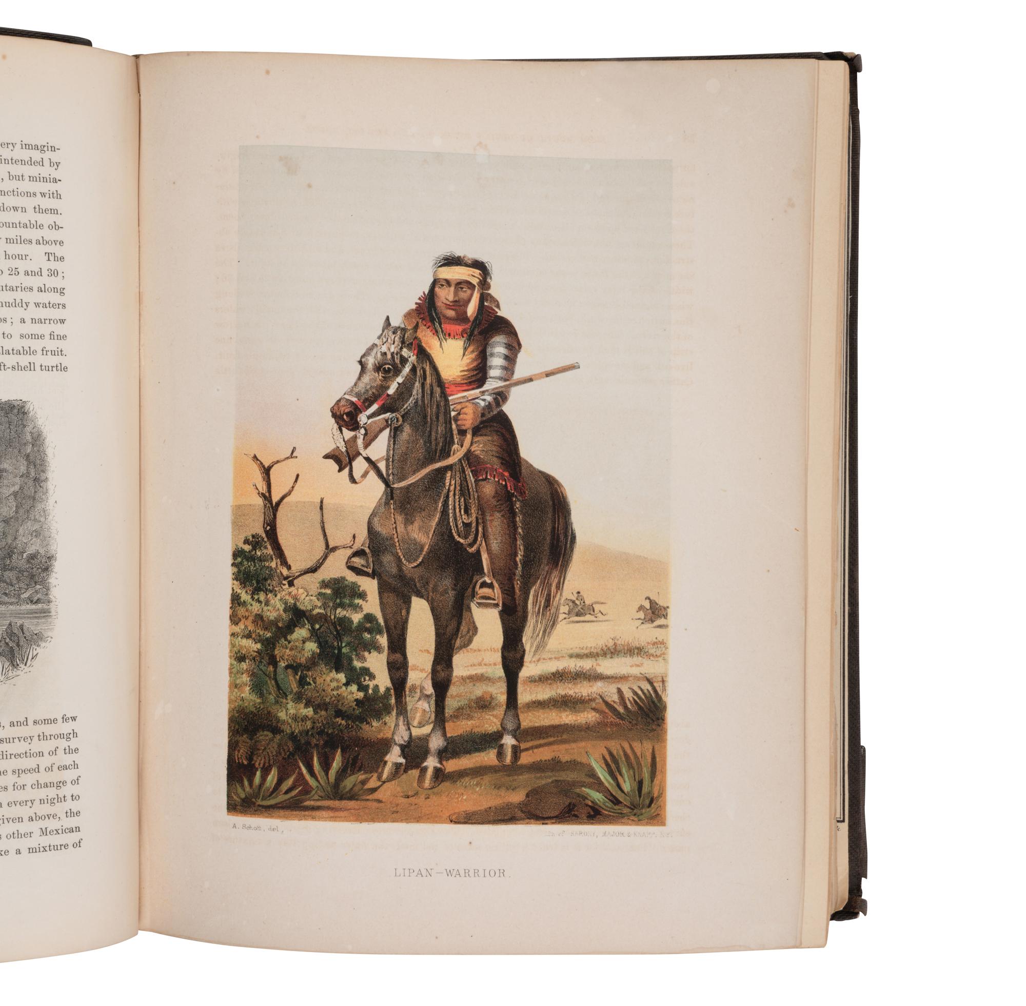 [AMERICANA]. EMORY, William H. (1811-1887). Report on the United States and Mexican Boundary Survey, made under the direction of the Secretary of the Interior . Washington: Cornelius Wendell, 1857, 1859.