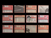 A Group of 12 1969 Topps Baseball Cards Featuring Multiple Hall of Famers and Notables (Including Nolan Ryan and Tom Seaver),