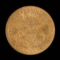 A United States 1873-S Liberty Head: Open 3 $20 Gold Coin