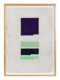 Chrome Orange, Chrome Violet , and Zinc White (A Group of Three Works)