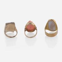 A Miscellaneous Collection of Gold Jewelry