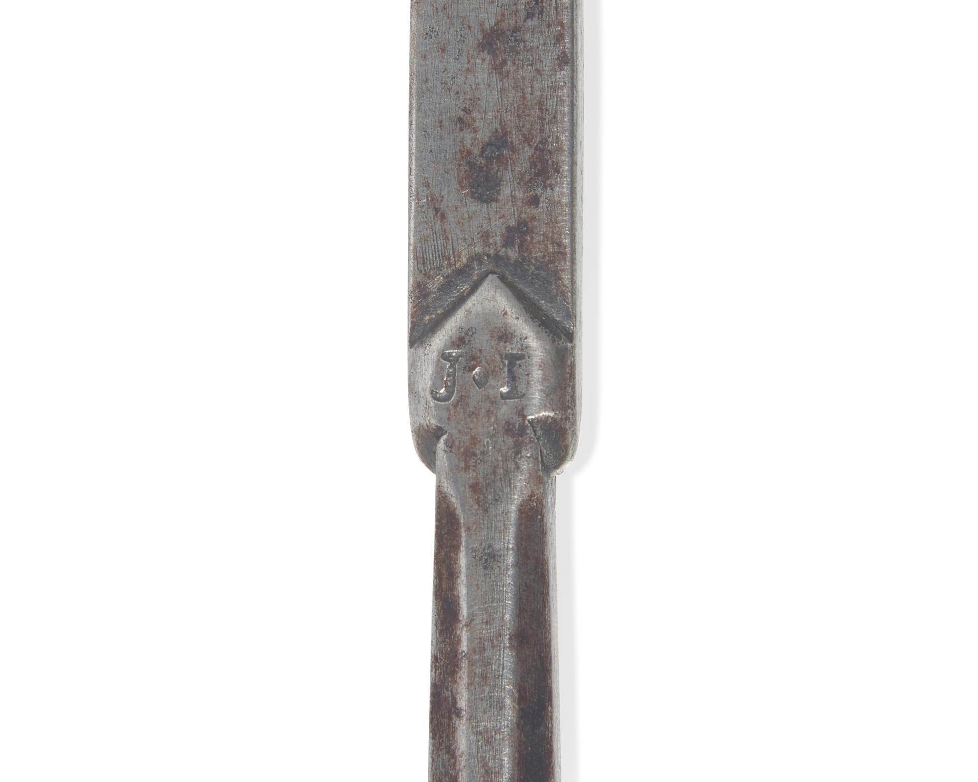 Two Steel or Wrought Iron Forks, French or Flemish, 18th Century