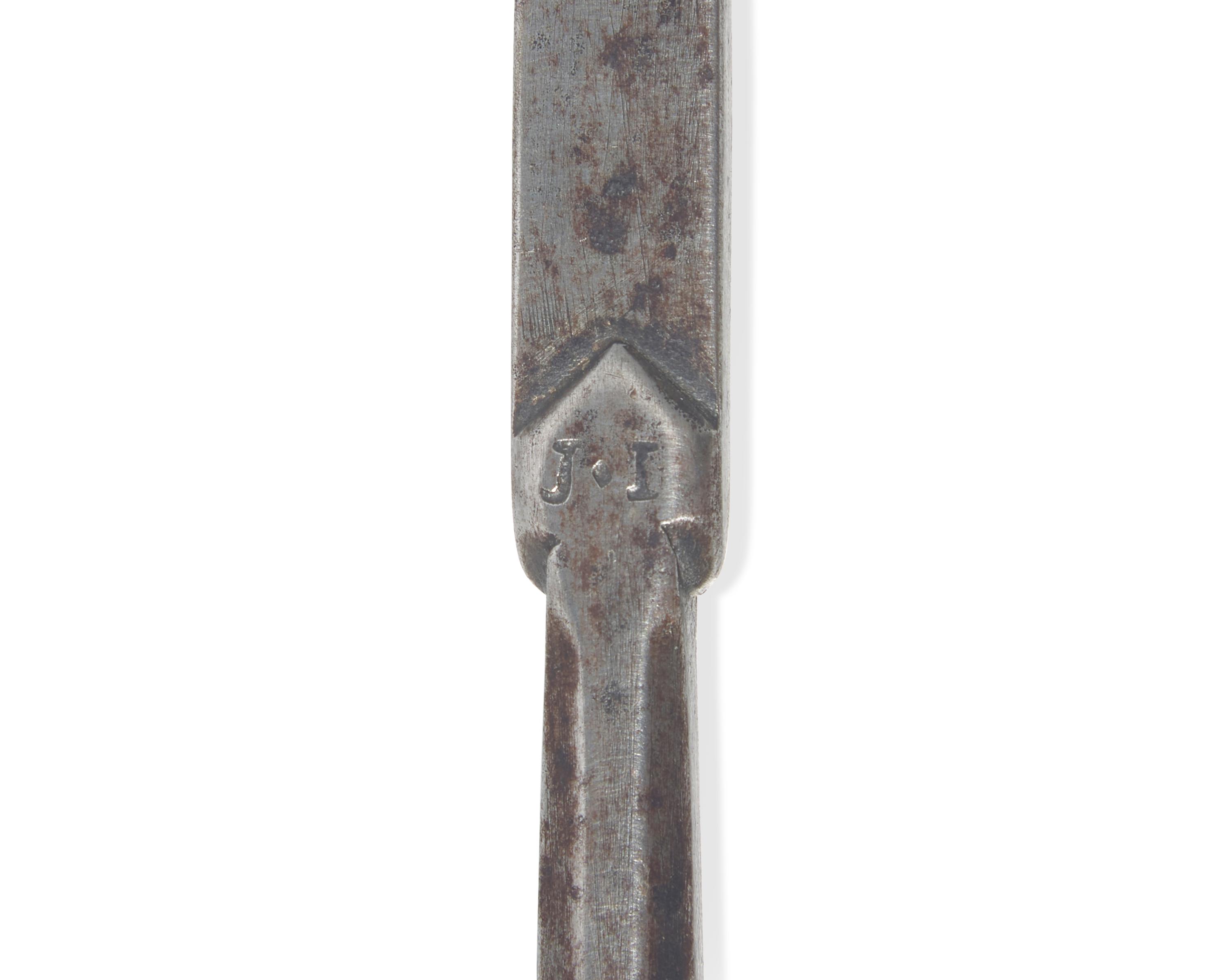 Two Steel or Wrought Iron Forks, French or Flemish, 18th Century