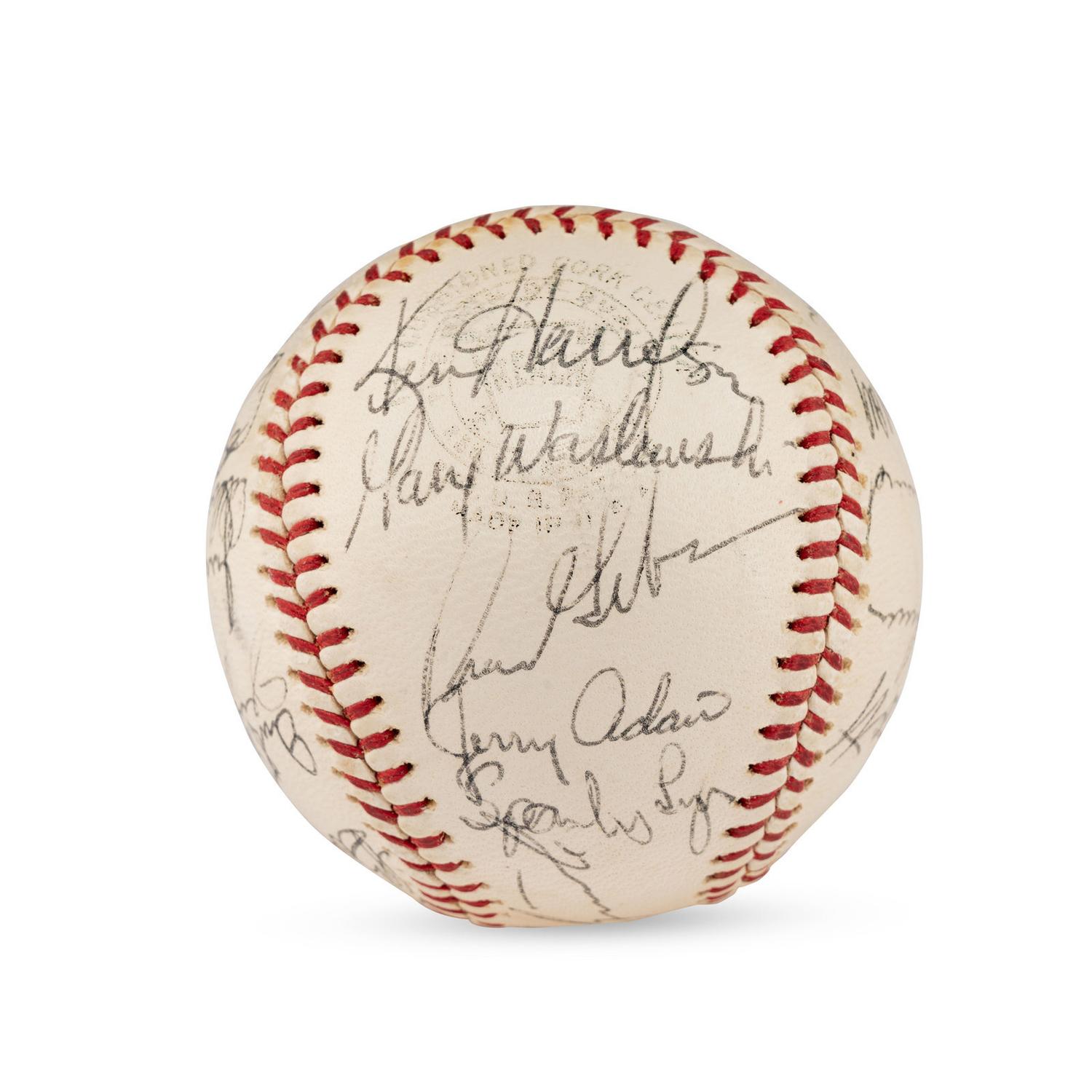 A Large Group of Assorted 1950s-2000s Boston Red Sox Team Signed Autograph Baseballs