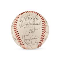 A Large Group of Assorted 1950s-2000s Boston Red Sox Team Signed Autograph Baseballs