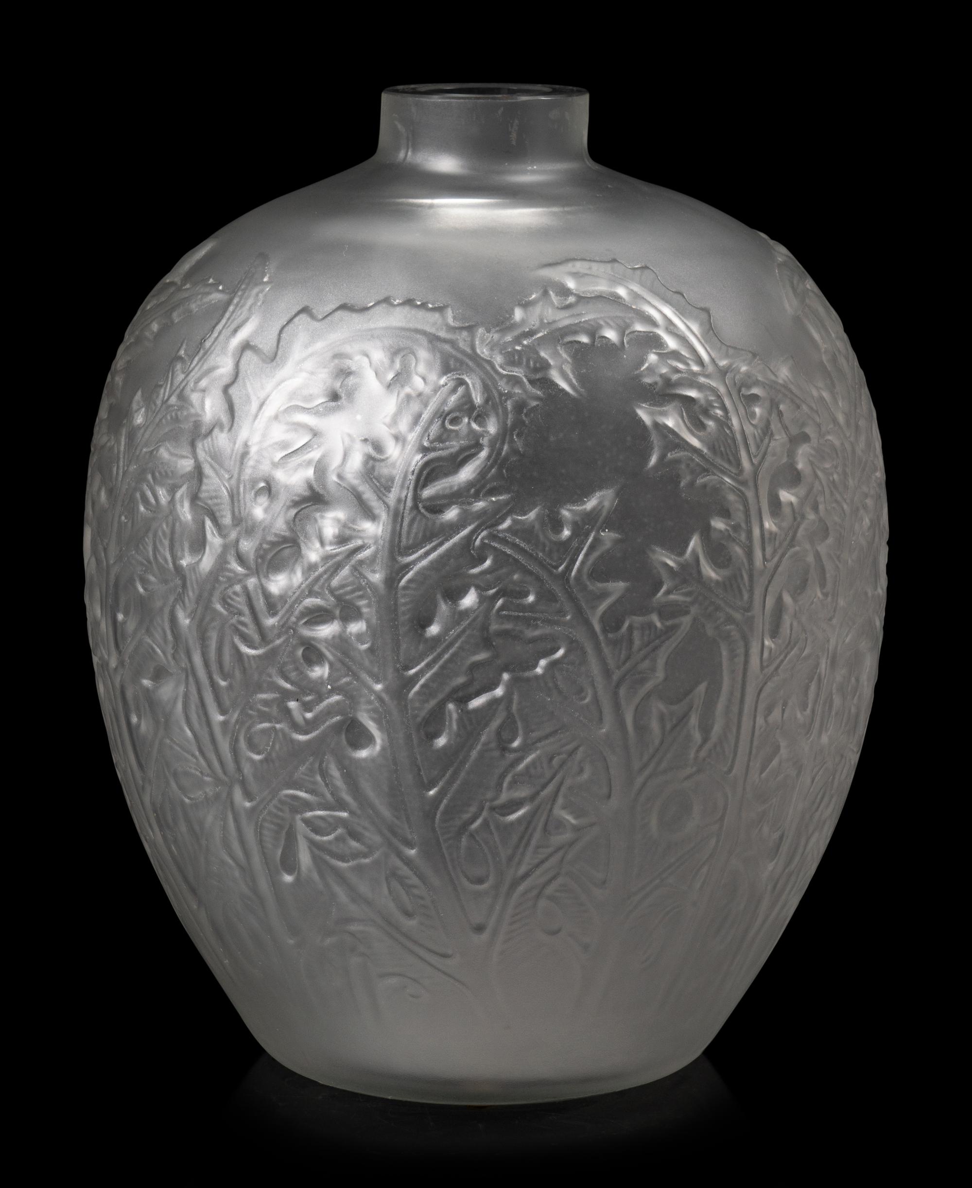 A Frosted Glass Vase