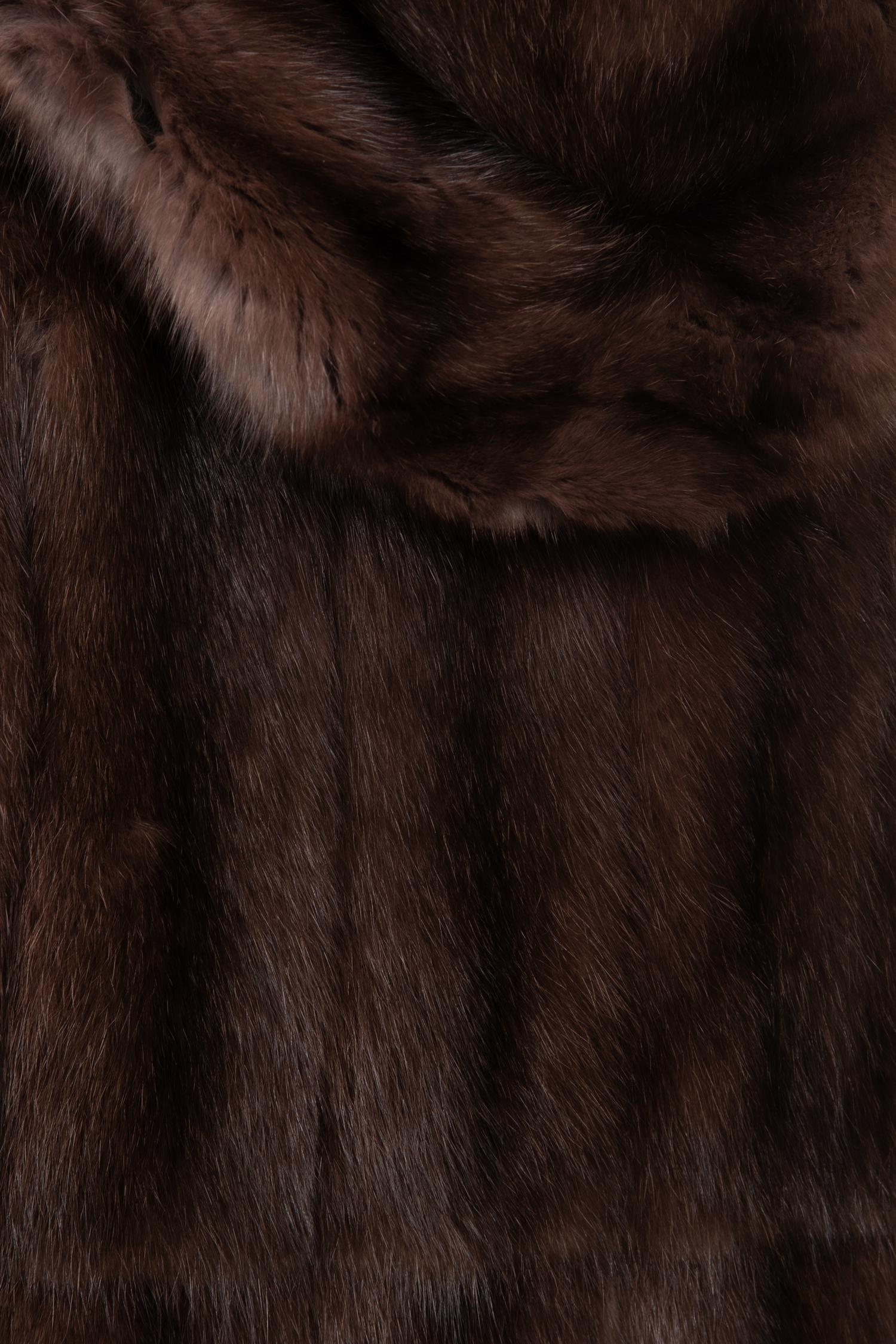 Mink Fur Hooded Vest, Attributed to J. Mendel