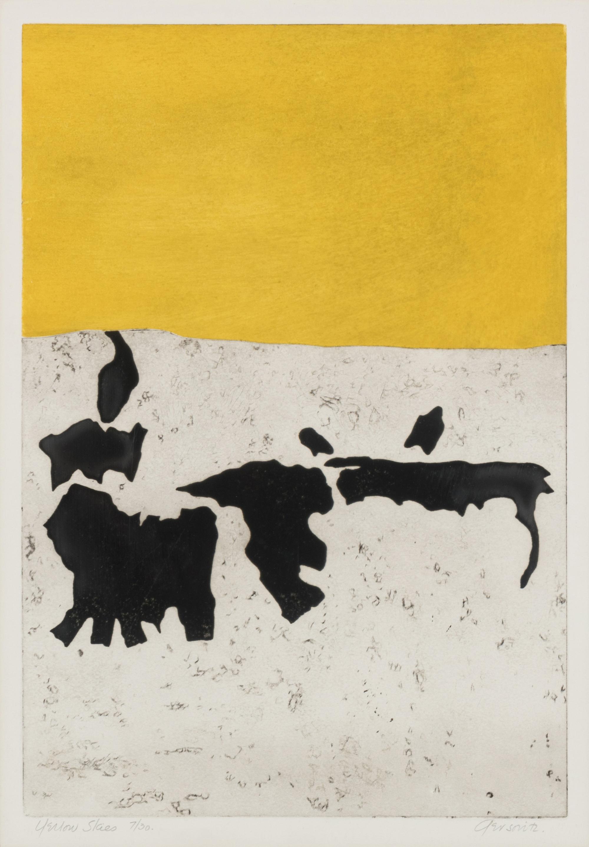Sarah Valérie Gersovitz (Canadian, 1920-2007) — Yellow Skies , c. 1968
