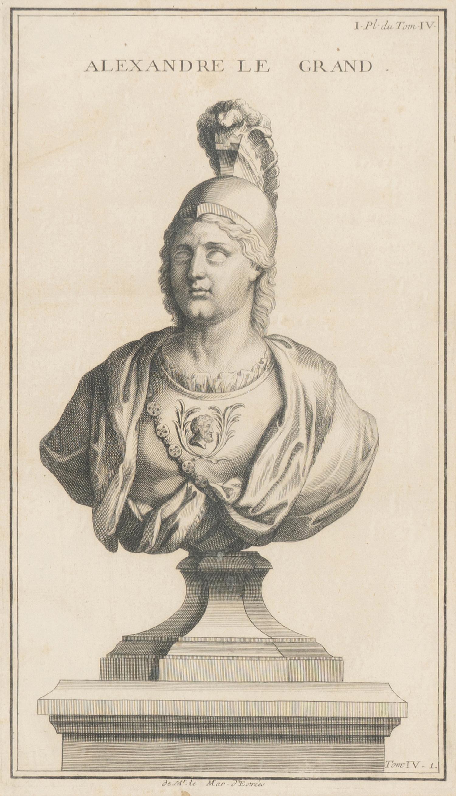 A Set of Six Copperplate Engravings Depicting Greek and Roman Soldiers