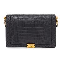 Chanel, XL Boy Bag in Navy Alligator