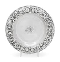 An American Silver Wine Coaster